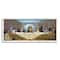 Stupell Industries Last Supper Safari Animal Version King Lion Framed Wall Art